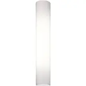 BANKAMP LED-wandlamp Cromo, wit / opaal, Woon-/ Eetkamer, Glas, Modern, LED wandlamp