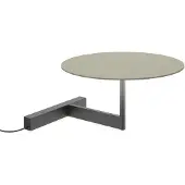 Vibia Design tafellamp Flat, dimbaar, groen, Woon-/ Eetkamer, metaal, Scandinavisch, tafellamp