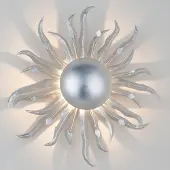 Holländer Design wandlamp SONNE, dimbaar, alu / grijs / zink, Woon-/ Eetkamer, metaal, Design, Wandlamp design