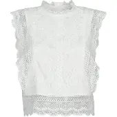 ONLY slim fit blousetop met katoen, viscose en lyocell model 'KARO'