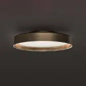 OLUCE Plafondlamp Berlin, dimbaar, brons / oud-messing, Woon-/ Eetkamer, metaal, Design, plafondlamp