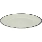 Diversen Tom Dinerbord 25 Cm Melamine 229 Gram Wit/grijs