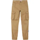 Name it Broek 'Bamgo' lichtbruin / antraciet / wit