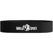 Gorilla Sports Fitnessband | Zwart 1,2 mm