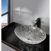 Sapho Purus glazen waskom 50x36cm