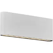 Nordlux Strakke design wandlamp Kinver wit 26cm