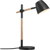 Nordlux Design Bureaulamp Theo, zwart, Werkkamer / Kantoor, metaal, Modern, tafellamp
