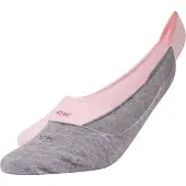 Calvin Klein Footie Low Cut Socks 2 Pairs Roze EU 39-42 Vrouw