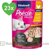 Vitakraft Delisaus kip 23x85gr kattenvoer