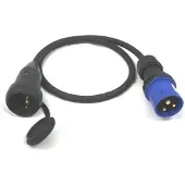QwattPro Verloopsnoer CEE-st RA-kopp 1m 3G2,5 H07RN-F - 2533009 - 2533009
