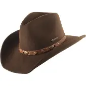 Scippis Western Bandit – 100% wollen hoed met leren band