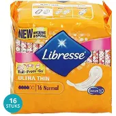 Libresse 16x Ultra Regular Maandverband 16 stuks