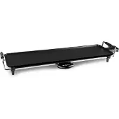 Alpina Teppanyaki Grillplaat - 1800 Watt - 70 x 23 cm - Anti-Aanbaklaag - Thermostaat - Fatcollector