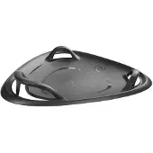 PLASTKON - Sneeuwslee - Glijschotel - Meteor - Zwart - 60 cm - Extra stevig