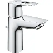 GROHE BauLoop waterbesparende wastafelkraan S-size met waste chroom 22054001