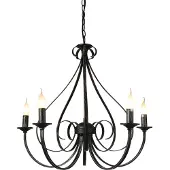 Fantasia MARQUIS luster 5x E14 antiek zwart