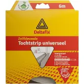 Deltafix - Tochtband - O-profiel - 9mm X 7mm - 6m - Transparant 1 Stuk