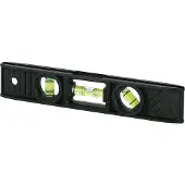Stanley Niveau Torpedo ABS - - 0-42-294 - 20 cm - Behuizing van aluminium - 3 hoge zichtbaarheid vaten