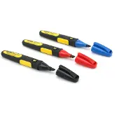 Stanley FATMAX markeerstiften rood,zwart,blauw 3 delig