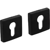 Intersteel | Rozet | PC50x50x10mm | Aluminium Zwart