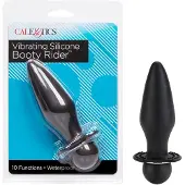 Calexotics - Vibrating Silicone Booty Rider - Anal Toys Probes Zwart