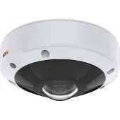 Axis M3077-PLVE - Netwerkpanoramacamera - Koepelvormig - Voor buitengebruik - Vandaalbestendig / Weerbestendig - Kleur (dag en nacht)