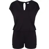 LASCANA Jumpsuit 'Safari' zwart
