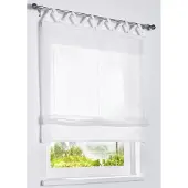 Bonprix Vouwgordijn in linnen look maat h/b: 130/60 cm