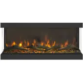 Xaralyn Levico 90 elektrische inbouwhaard - 1400 Watt verwarming - cinewall - laag verbruik - afstandsbediening