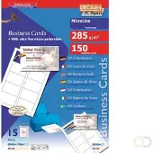 DECAdry visitekaarten MicroLine ft 85 x 54 mm, 285 g/m², 150 kaartjes