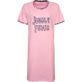Irresistible Dames Nachthemd - 100% Katoen - Roze - Maat S