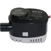 Nuova Rade Submersible Automatic Bilge Pump 1000 Gph Zwart 1000 GPH