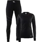 Craft Baselayerset Men Black Granite-S