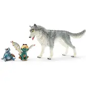 Schleich BAYALA FILM: Lykos, Nugur & Piuh, geschikt voor kinderen vanaf 5 jaar, meerkleurig, plastic
