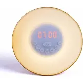 Livoo Wekker zonsopgangsimulatie 17 cm beige
