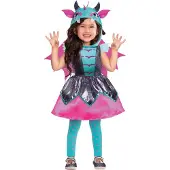 Amscan Verkleedjurk Little Mystic Dragon Meisjes Roze Maat 4-6 Jaar