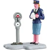 Intratuin Lemax Kerstdorpminiatuur Meter Maid (parkeerwacht) H 6,6 Cm