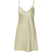 Lingadore - Satin Chemise Gray-Green - maat 4XL - Grijs/Groen