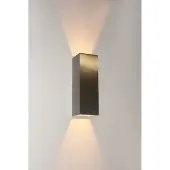 Artdelight Led muurspot Vegas250 Up - Down 2x4w - 2700K - 25cm grijs