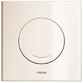 Wisa XS bedieningsplaat Argos urinoir 16x16cm kunststof pergamon