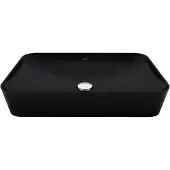 Bally Ultra Waskom Zonder Kraangat 40x60cm Mat Zwart