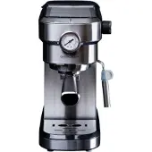 Gastronoma Espressomachine - 15 bar - Pistonmachine met Melkopschuimer - 18110001 - RVS