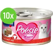 Vitakraft 10x Poésie rund mousse kat, 85 gram