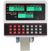 Usorteret Controle weegschaal - 100 kg / 10 g - 30 x 35 cm - 6 LCD hoge displays