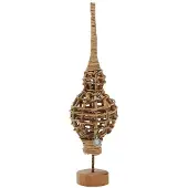 Rivièra Maison | Kerstpiek Christmas rotan naturel x31 cm kerstversiering | NADUVI