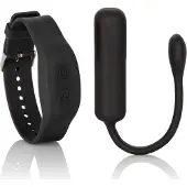 Calexotics - Wristband Remote Petite Bullet - Eggs / Bullets Zwart
