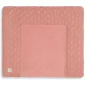 Jollein Aankleedkussenhoes Spring Knit 75x85cm - Rosewood