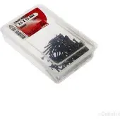 Deltafix stalen nagel 2.0 x 25 mm zwart 100 stuks muur spijkers voor steen en beton