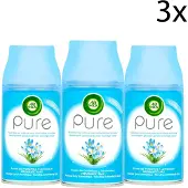 Air Wick Freshmatic Automatische Spray - Luchtverfrisser - Pure Lentedauw Navulling - 3 Stuks