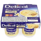 Delical Rijstpap Vanille | 4 x 200 g